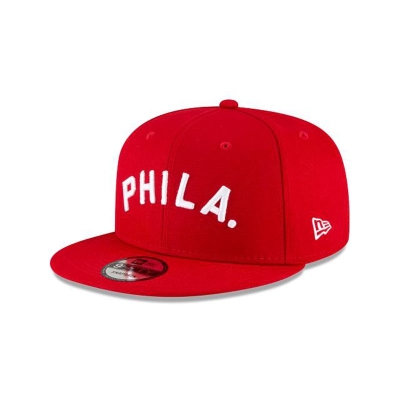 Sapca New Era Philadelphia Phillies MLB Ligature 9FIFTY Snapback - Rosii